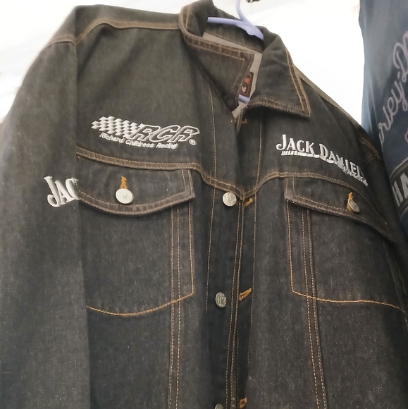 Jack Daniel's Black Denim Jacket - Picture 1 of 7